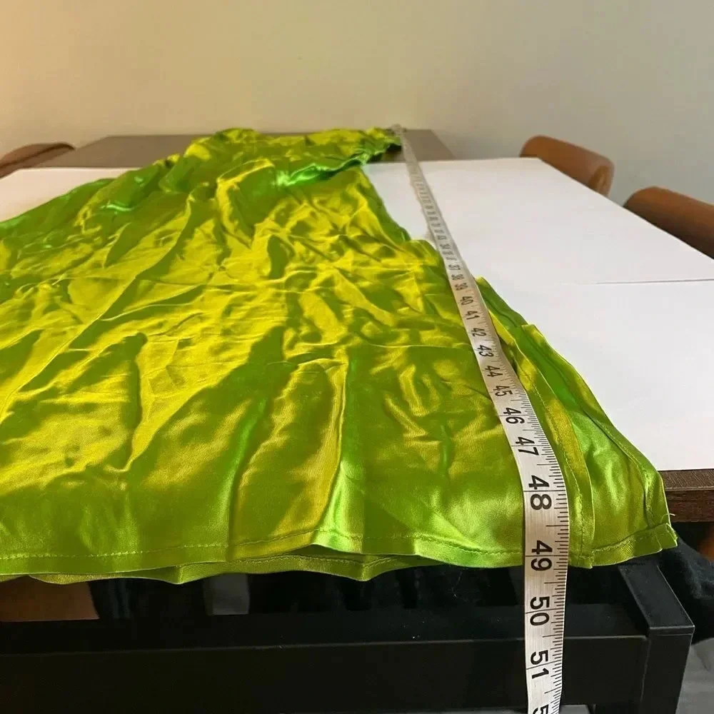 Zara neon green slip dress - Picture 14 of 16